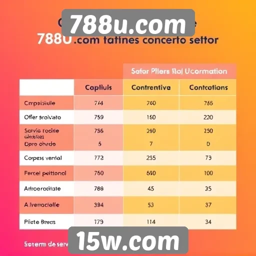 Comparativo entre 788u.com e concorrentes do setor
